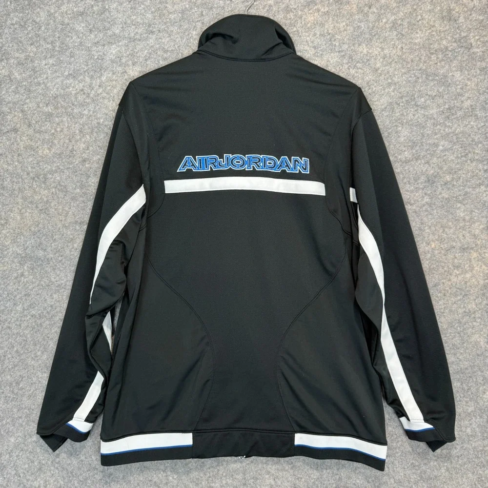 Vintage Air Jordan Track Jacket Mens Large‎ 3D Emblem Embroidered Sweatshirt Y2k